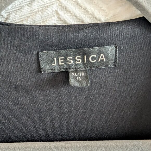 Vintage Jessica Black Sequin Bolero Shrug Ruched Sleeve XL - Picture 3 of 9